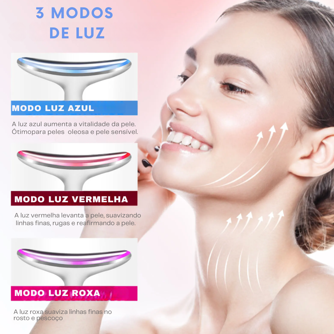 Dispositivo de massagem facial e lifting